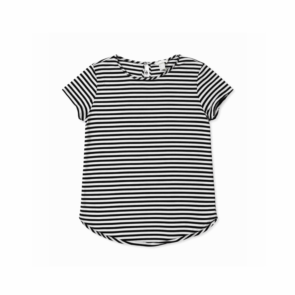 h & m • striped blouse